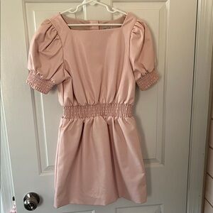 Habitual Kid Blush Pink Formal Kids pleather dress